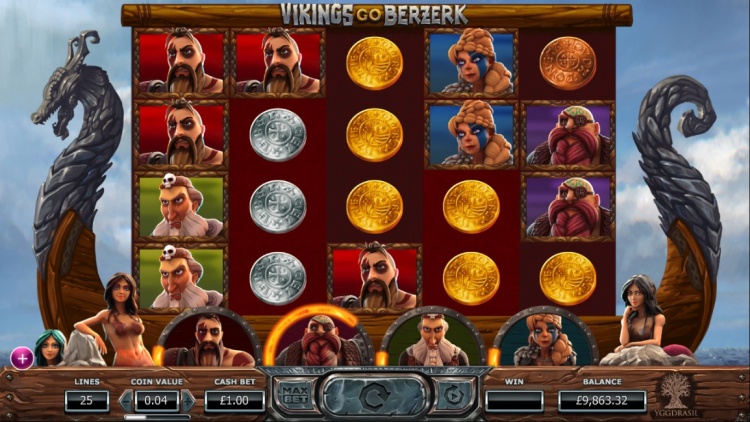 Игровой автомат «Vikings Go Berzerk» в казино Чемпион