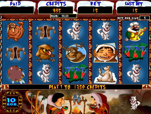 Выбирайте игровые автоматы «Chukchi Man» в казино Spin City
