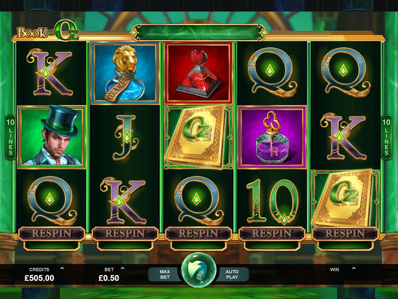 Игровой автомат «Book of Oz» в казино Вулкан — vulcan casino